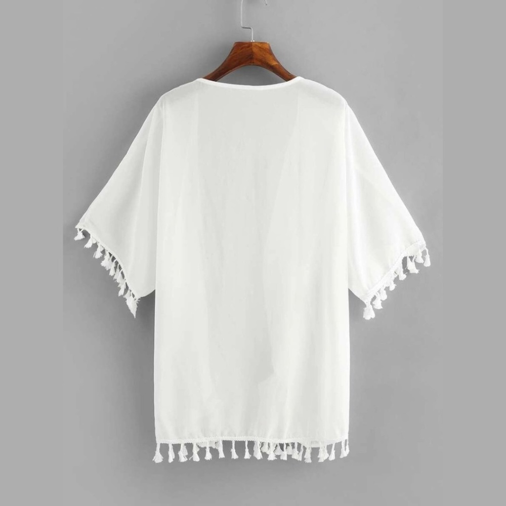 Tassel Cover Up -Plus Size - Picture 4 of 11